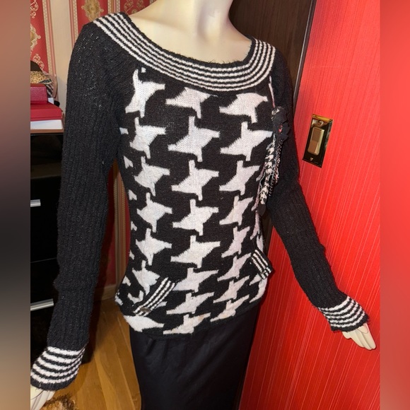 Alexe Paris long knit sweater tunic S - Picture 1 of 14